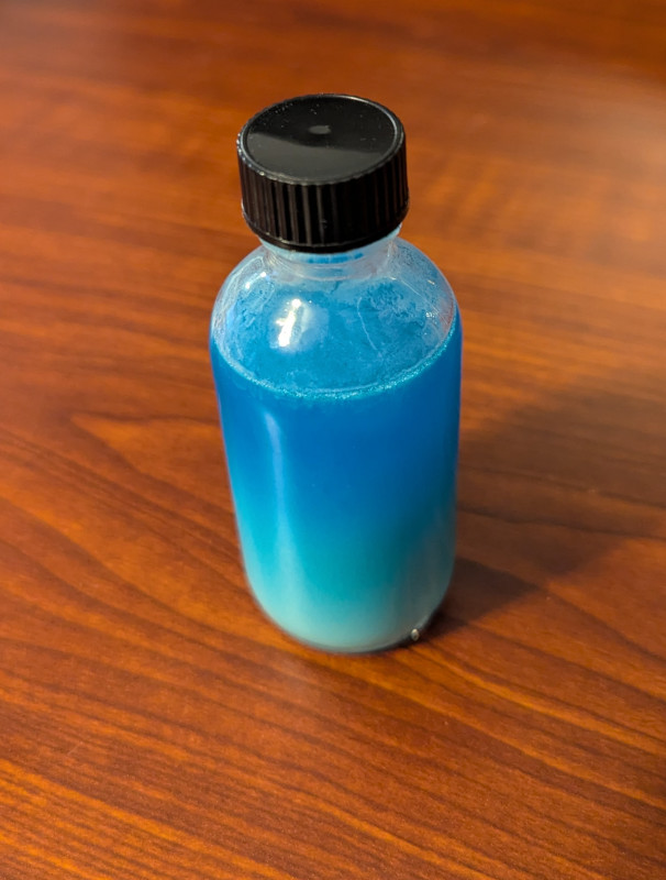 a bottle of copper oxide ink